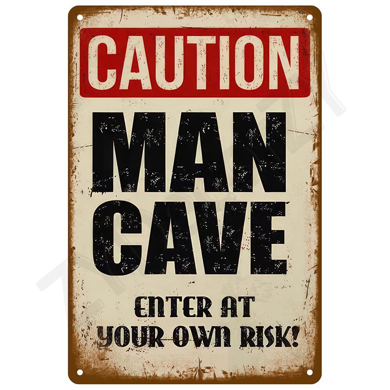 Metal Signs Vintage Metal Plates Posters Retro Wall Art Bar Accessories Mancave Tin Sign Room Luxury Home Decor Item Decorations
