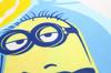 Marushin Tenugui Hand 34 x Water Balloons and Made in 4805029100 (Japanese Towel) MINION, 90cm, Minions, Japan,