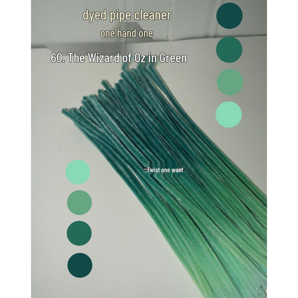 Gradient Chenille Stem Plush Pipe Cleaner Puppy Bouquet Craft Kit