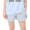 MLB New York Yankees American Vintage Logo Gestickt Gerade Beine Lässige Shorts Damen Shorts Grau 3FSPB0233-43MGS