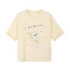 Little Yinman Girls' 10A Antibacterial Cotton Blend Printed Short Sleeve T-Shirt