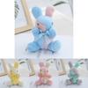 Adorable Plush Bunny Keychain Soft Pp Cotton Stuffed Animal Toy For Kids Bags
