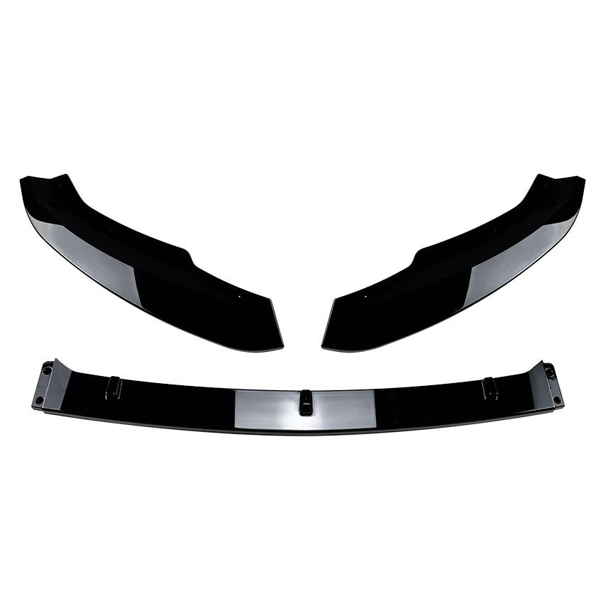 Front Bumper Lip Spoiler For Skoda Superb B8 2016-2018 Front Bumper Protector Lower Blade Splitter Car Styling