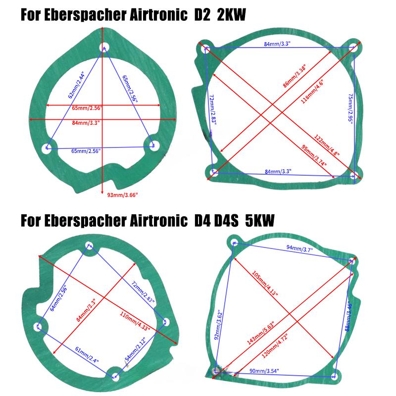 1/10/20 stücke Für Chinesische heizung Eberspacher Airtronic Auto Lkw Luft Diesel Heizung Gebläse Motor & Brenner Dichtung set 2KW 5KW