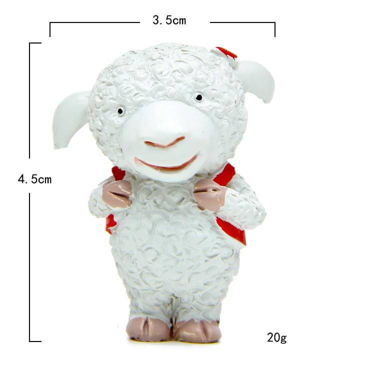 

Cute Resin Pig And Lamb Ornament With Resin Craft For Collectors And Giving Gift Lamb