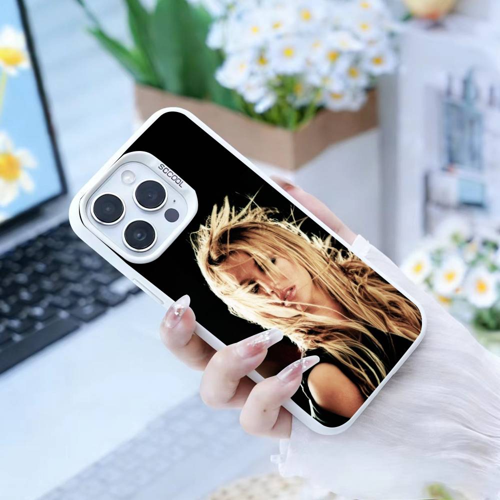 J-Singer B-Britney Spears   Phone Case For IPhone 16 17 15 14 12 13 Pro Max white Color Shockproof Cover