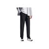 Anta Training Series Simple Solid Color Casual Straight Leg Elastic Knitted Sports Pants Men Bottoms Black 952517503-3