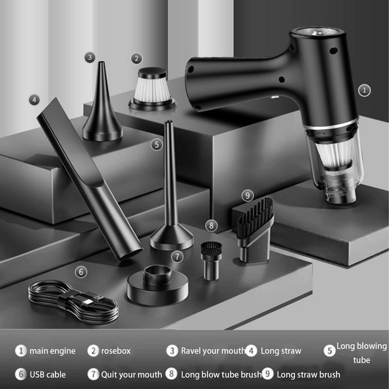 Kabelloser Handstaubsauger 4000pa Kabelloser Handstaubsauger fürs Auto Starke Saugkraft Wiederaufladbarer Staubreiniger Hand