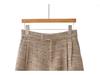 Luxury Spring Tweed Vest and Wide-Leg Pants Set - Elegant Old Money Style in Alpaca Wool