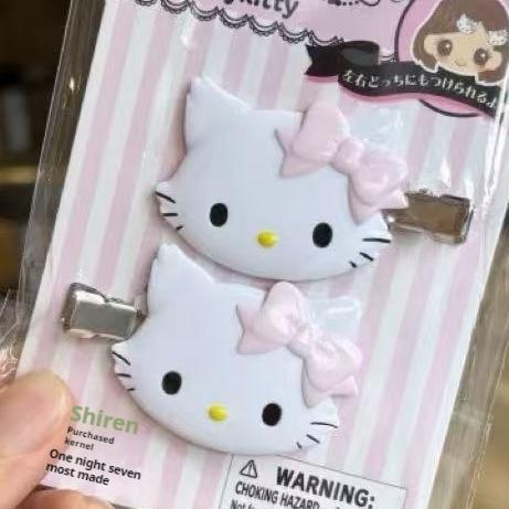 

Latest Usahana Rabbit Ear Hair Clip Side Clip No Trace Hairline Braid Accessories Present Animation Style Hair Accessories Without packaging