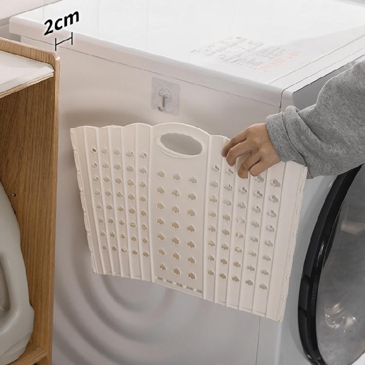 Faltbarer Aufbewahrungskorb Wäschekorb für Schmutzwäsche Tragbarer Spielzeug-Wäsche-Hohl-Organizer Multifunktionale Badezimmeraufbewahrung