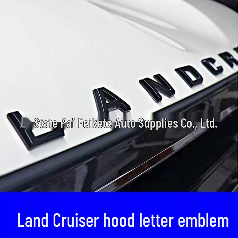 Suitable for Land Cruiser 21-25 models: LC300 Front & Rear Emblem Stickers