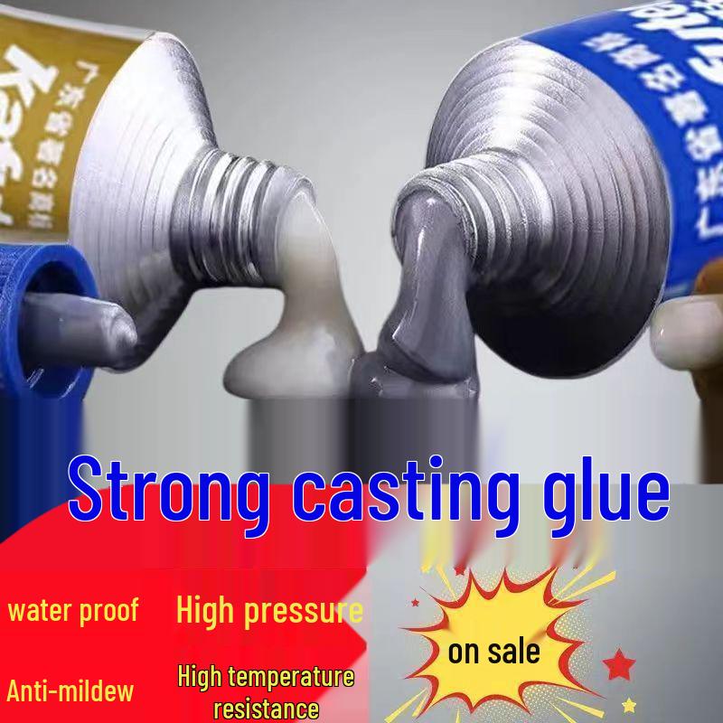 

Універсальний Водонепроникний Зварювальний Клей для Металу, Радіаторів, Паливних Баків та Труб - Міцний, Стійкий до Протікання Клей