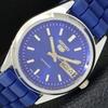 AUTOMATIC VINTAGE REFURBISHED SEIKO 5 JAPAN MENS BLUE COLOR DIAL WATCH A440607-4 Sk-a440607