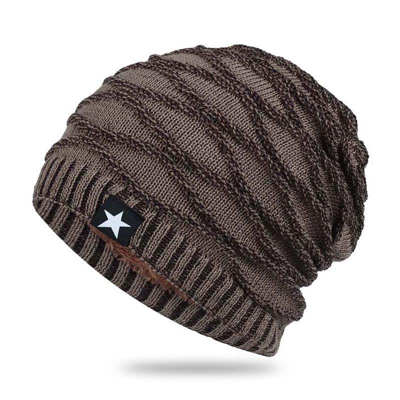 Slouchy Beanie Hat Cap Knit Ski Winter Warm Men Women Solid Knitted Hats