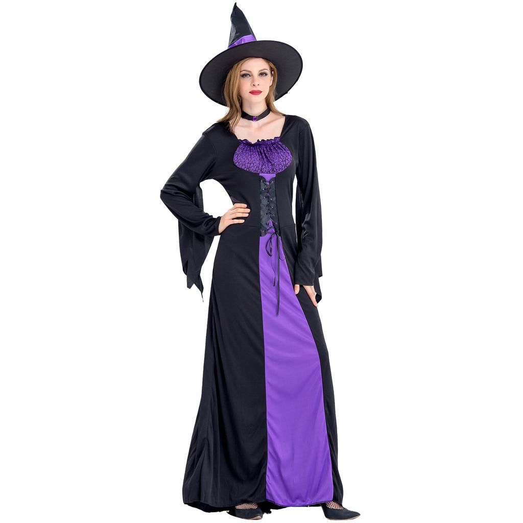 Halloween Goth Witch Costume Cospay Costume Vampire Witch Costume Masquerade Show Uniform