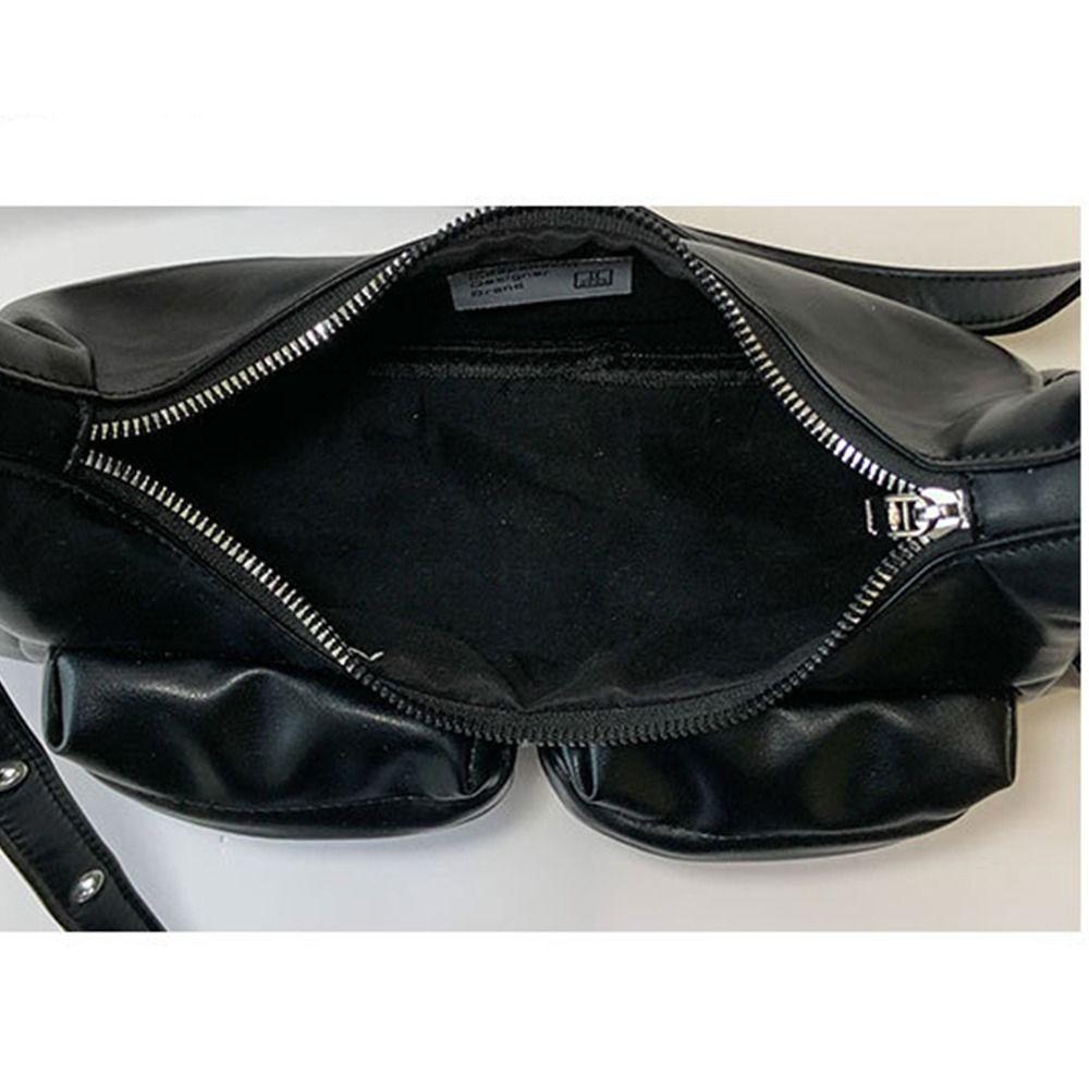 Fashion Retro Shoulder Bag Spicy Girl MotorcycleBag Trend Armpit Bag  Shopping