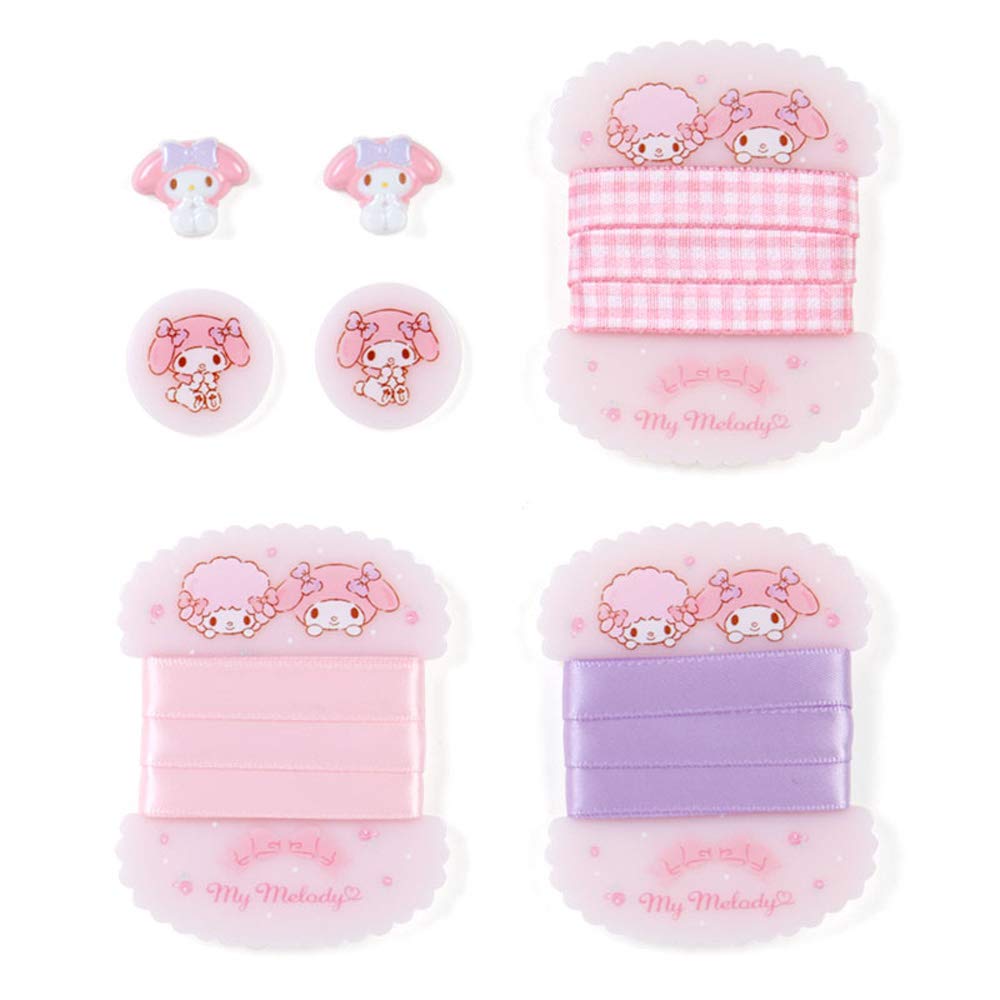 Sanrio My Melody Ribbon Parts Set Handicraft 095222 & (Sanrio Club)