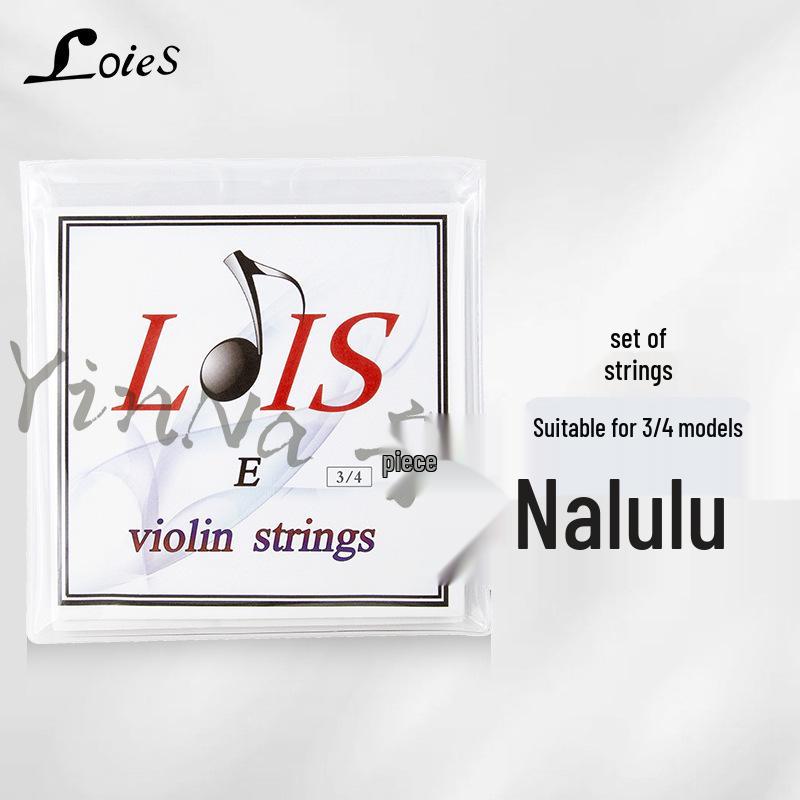 

LOIES Violin Strings Set - Aluminum-Magnesium Alloy, 1/2, 3/4, 4/4 Sizes, 4-String Accessories