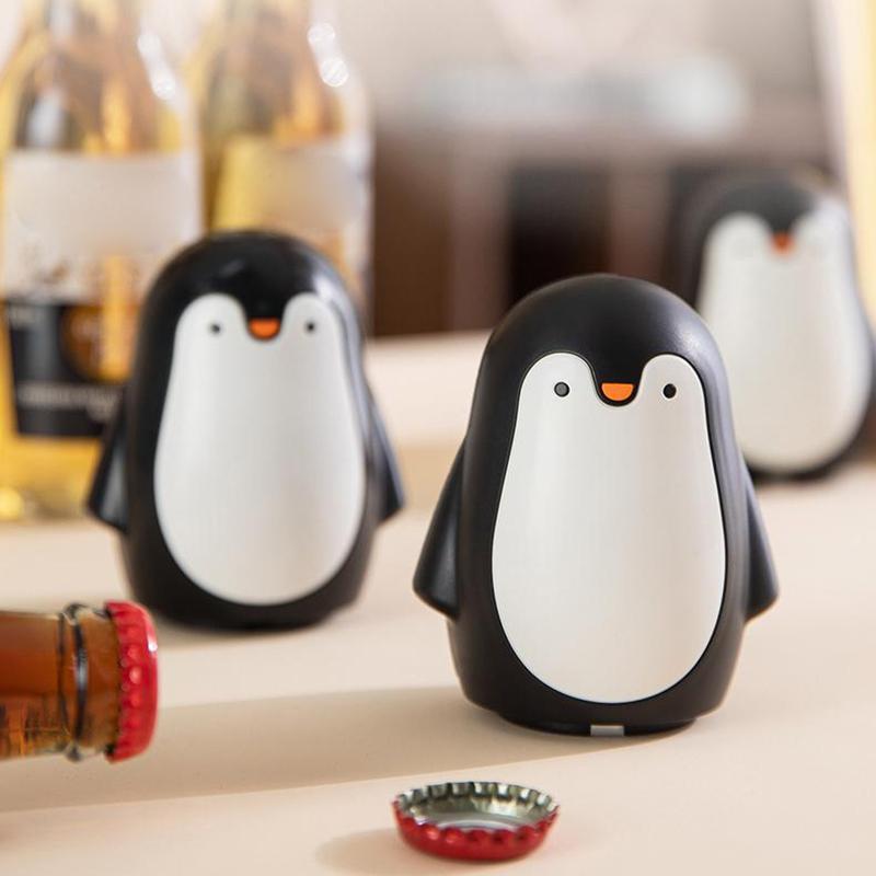 Pinguin Flaschenöffner Dosenöffner Weinöffner Kreativer Magnetischer Bierflaschenöffner Edelstahl Korkenzieher Barwerkzeuge