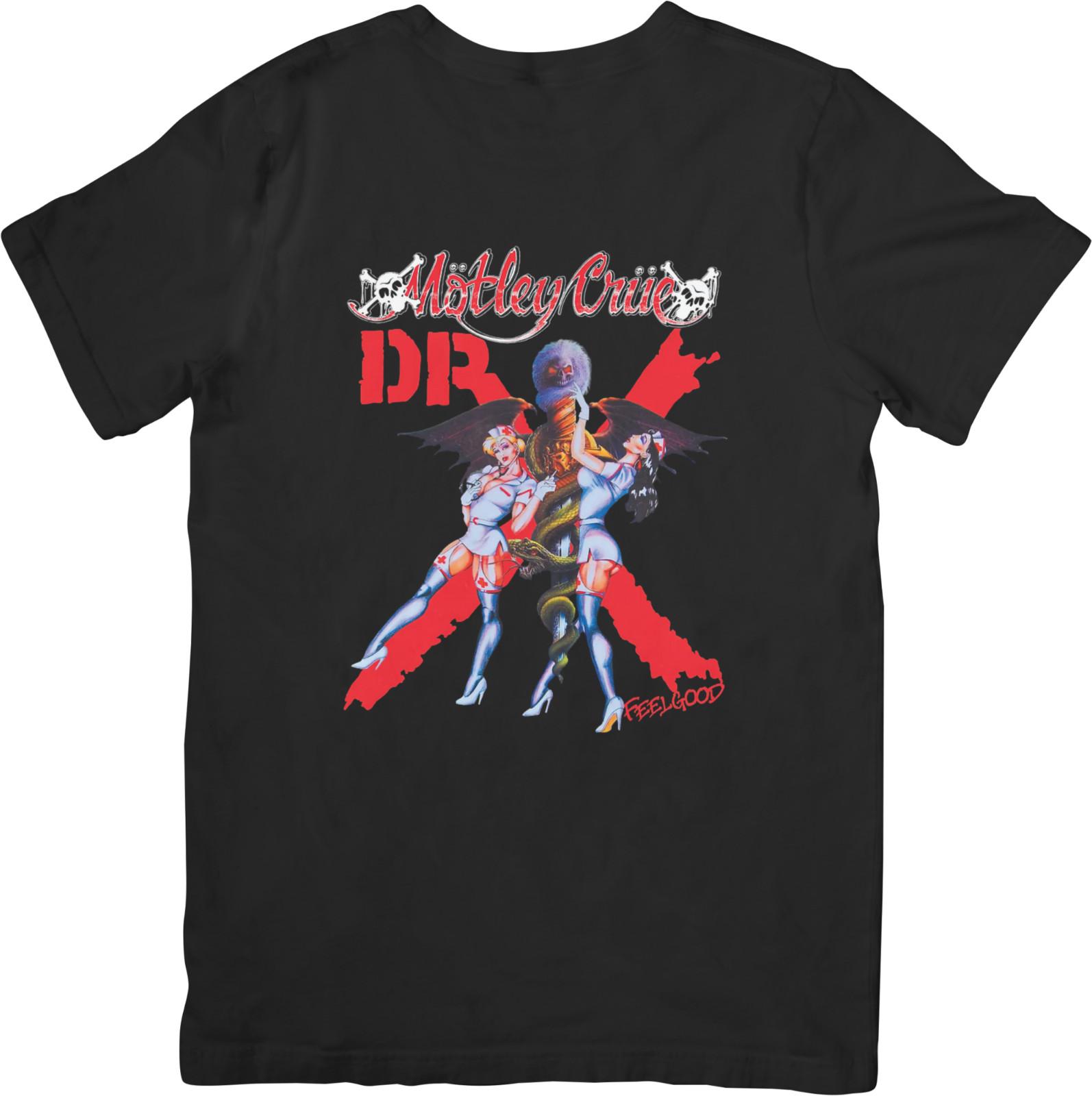 

Motley Crue Music Unisex Fit for Men Women Quality Cotton T-Shirt Black XXXL