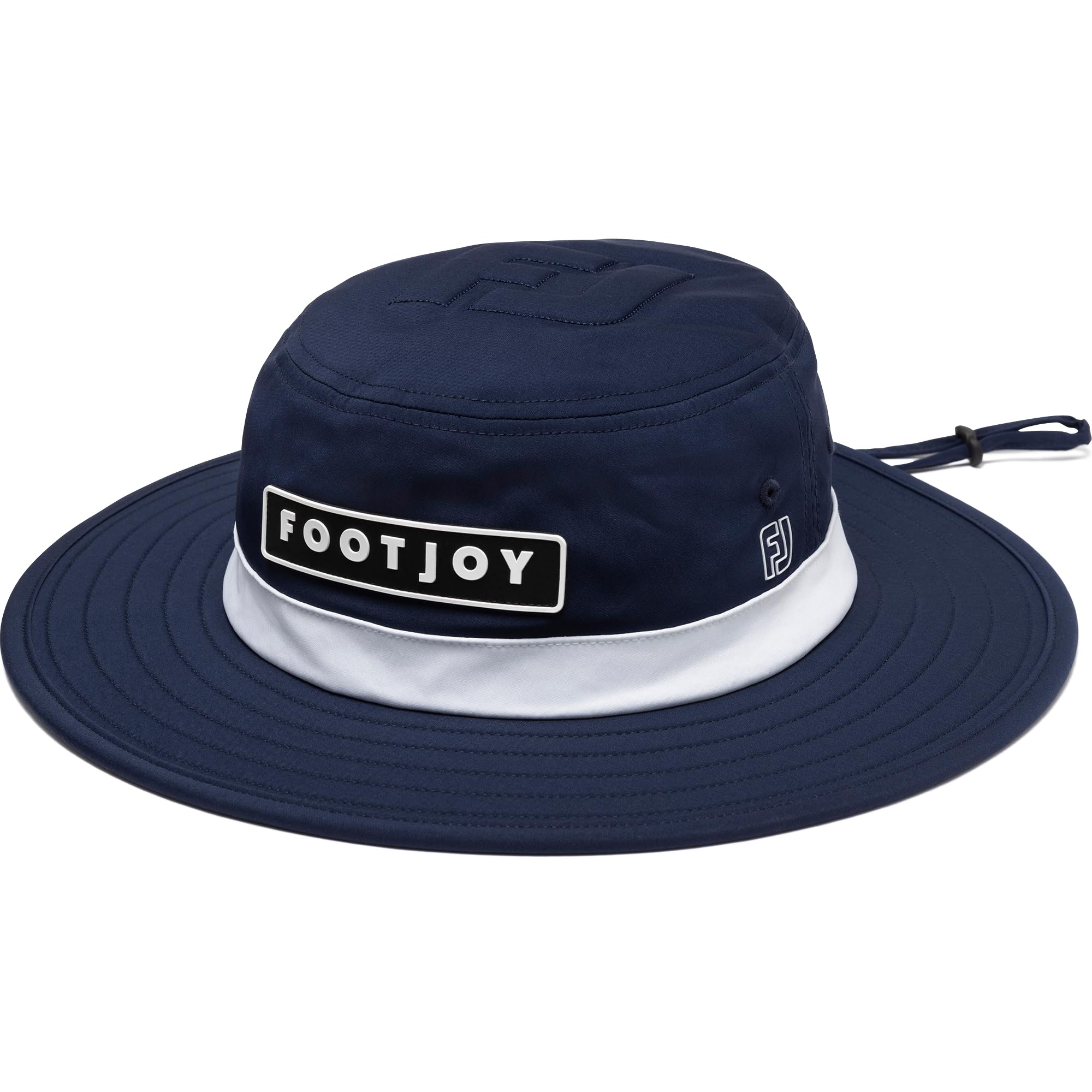 

Панама FootJoy Square Patch, темно-синяя, мужская, универсальный размер (57-59см), FH24WPBK, FH24WPBK-4N