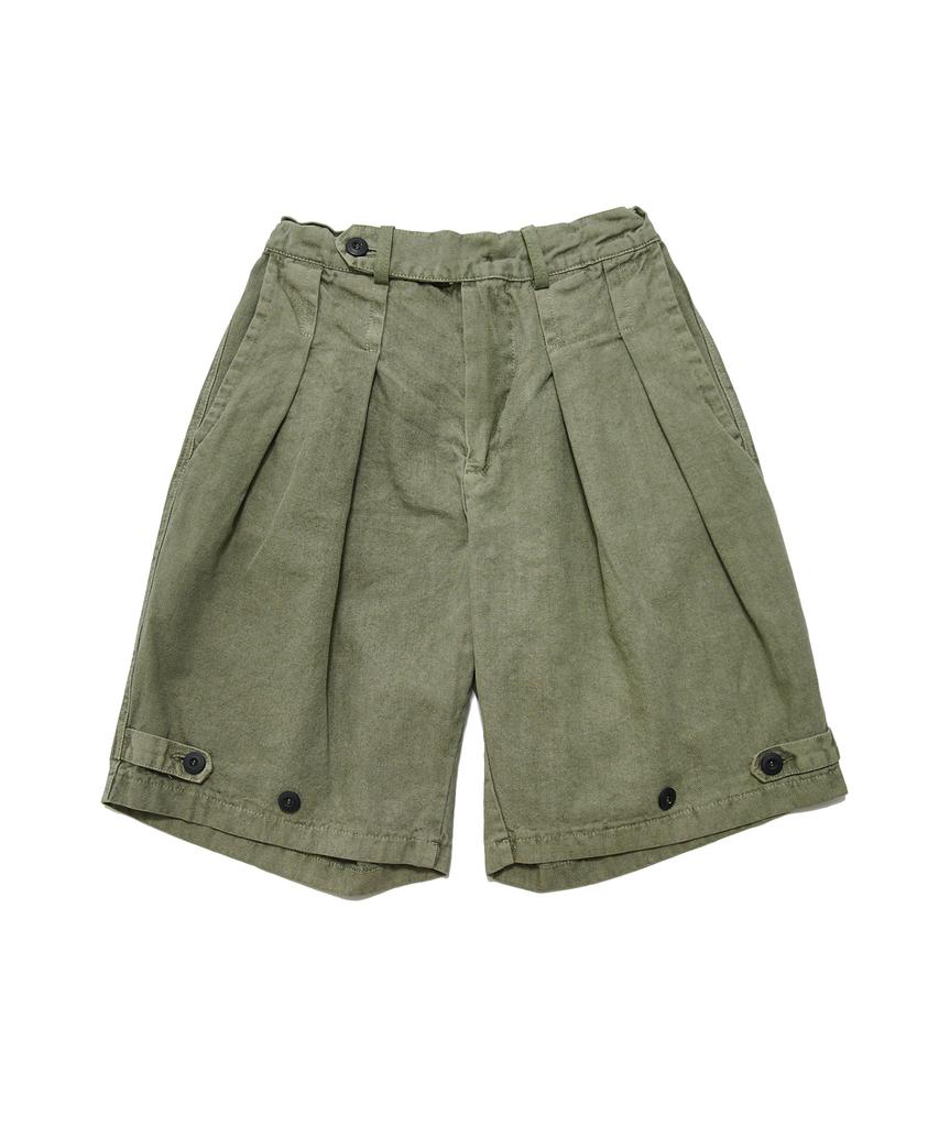 SMITHARMOR Sa Pigment Military M-47 Half Pants_Khaki