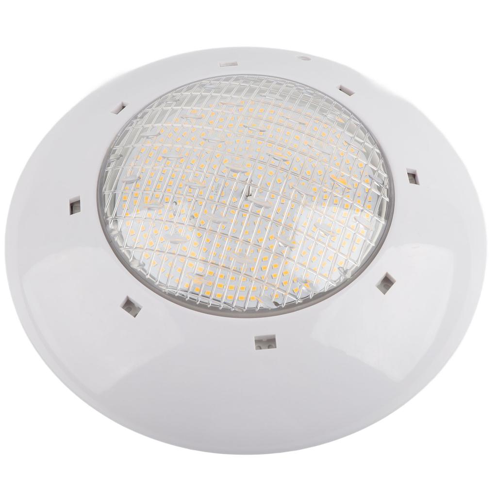 LED Underwater Light IP68 Waterproof Plastic WallMounted Swimming Pool Lamp AC12V Warm Light