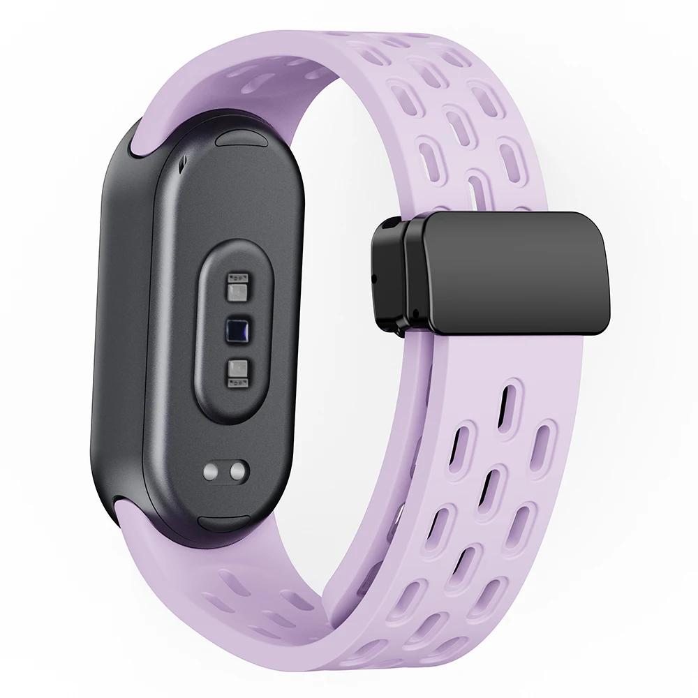 Soft Silicone Strap for Xiaomi Mi Band 9/8 Correa Bracelet Wrist Miband 8 Sport Waterproof Replacement Strap for Xiaomi Band 9