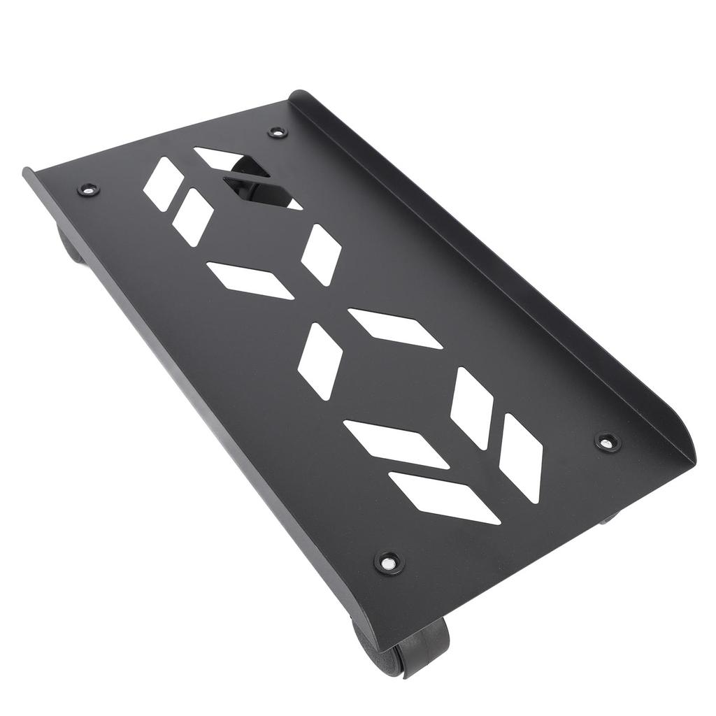 Computer Tower Stand with Wheels Ventilated Steel PC Mobile CPU Stand for Gaming Office Desk