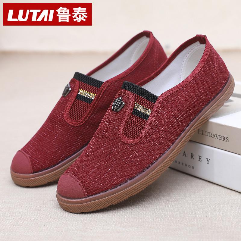 Schuhe Stoffschuhe Arbeitsschuhe Ein Pedal Freizeitschuhe Segeltuchschuhe Damenschuhe Einzelne Schuhe