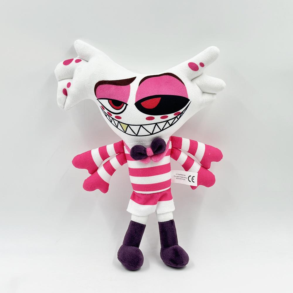 New Hazbin Hotel Plush Hell Hotel Stuffed Toy Doll Short Plush Animal Cartoon Character Pp Cotton Filling Pink Pig Angel Struthers Clown