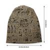 Hieroglyphische Symbole Motorhaube Ägyptische Mythologie Altes Ägypten Götter Atum Horus Osiris Skullies Beanies Caps Kreative Stoffhüte