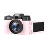4K HD Mirrorless Retro Camera with Flip Screen, WiFi, 16x Zoom, Image Stabilization, and Beauty Mode.