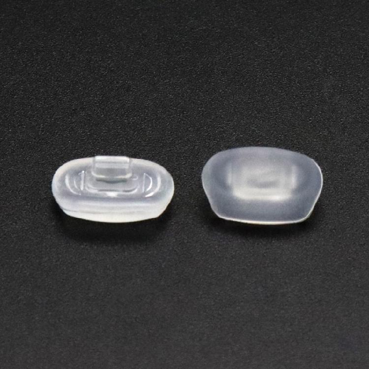 Kids Eyeglass Nose Rest Pads Soft Silicone Universals Fit For Small Nose Bridges Plastic Base Secure Clip Designs
