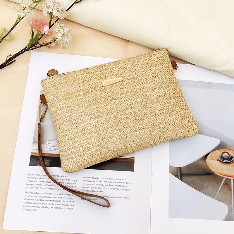 Handbag ladies woven messenger women's bag fashion straw woven women's bag