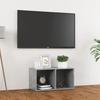 VidaXL TV Cabinet Concrete Grey 72x35x36.5 Cm Chipboard