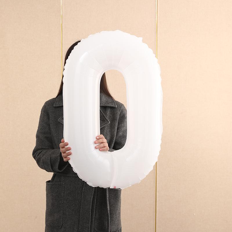 2nd Birthday Smiley Face Number Balloons for Kids - Outdoor Decoration & Photo Props (Boys & Girls)