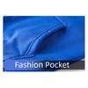 Winter Unisex Couple's Hoodie, Cotton Blend Fleece Lined Pullover with Double-Layer Warmth, Solid Color Casual Sweatshirt for Matching Outfits