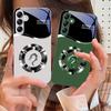 Circle New Dragon Head For Samsung A 73 72 71 A70 56 55 54 A53 52 A51 A50 42 A35 A34 33 32 31 26 25 24 23 22 30 Glass Phone Case