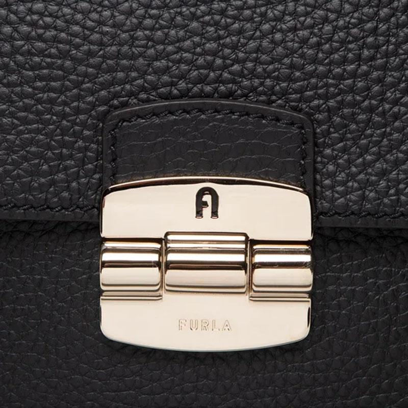 New Furla Calfskin Crossbody Bag, Shoulder Bag Women's Black WB00525-BX0041-O6000