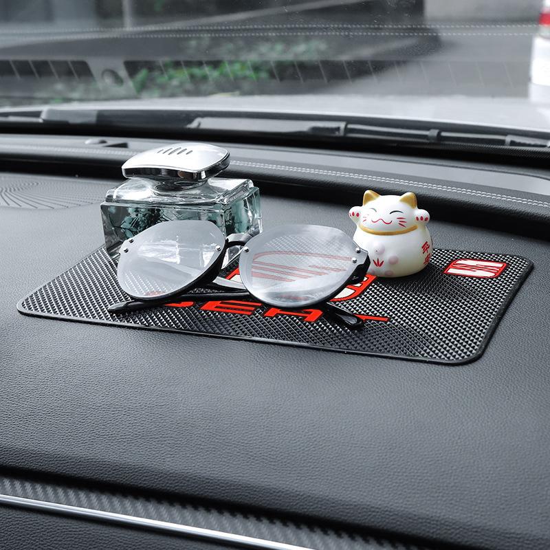 Car Anti Slip Pad Phone Holder Non-Slip Mat Car Stlying For SEAT Leon FR Altea Ibiza Toledo Cordoba Alhambra Arona Exeo
