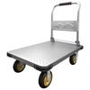 Silent Foldable Handcart Trolley with Swivel Wheels - Heavy-Duty Flatbed Truck