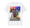 Disney Kingdom Hearts Group Shot Checkerboard Poster T-Shirt