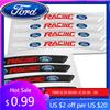 New 2026 Car Sticker 4Pcs Anti-collision of Wheel Eyebrow Trim For Ford Focus MK3 MK4 MT 2009-2017 Mustang Fiesta Mk7 Escape F15