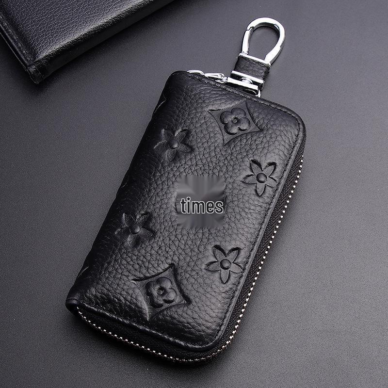 Porte-clés de luxe mini et porte-cartes - Pochette de rangement pour voiture haut de gamme unisexe