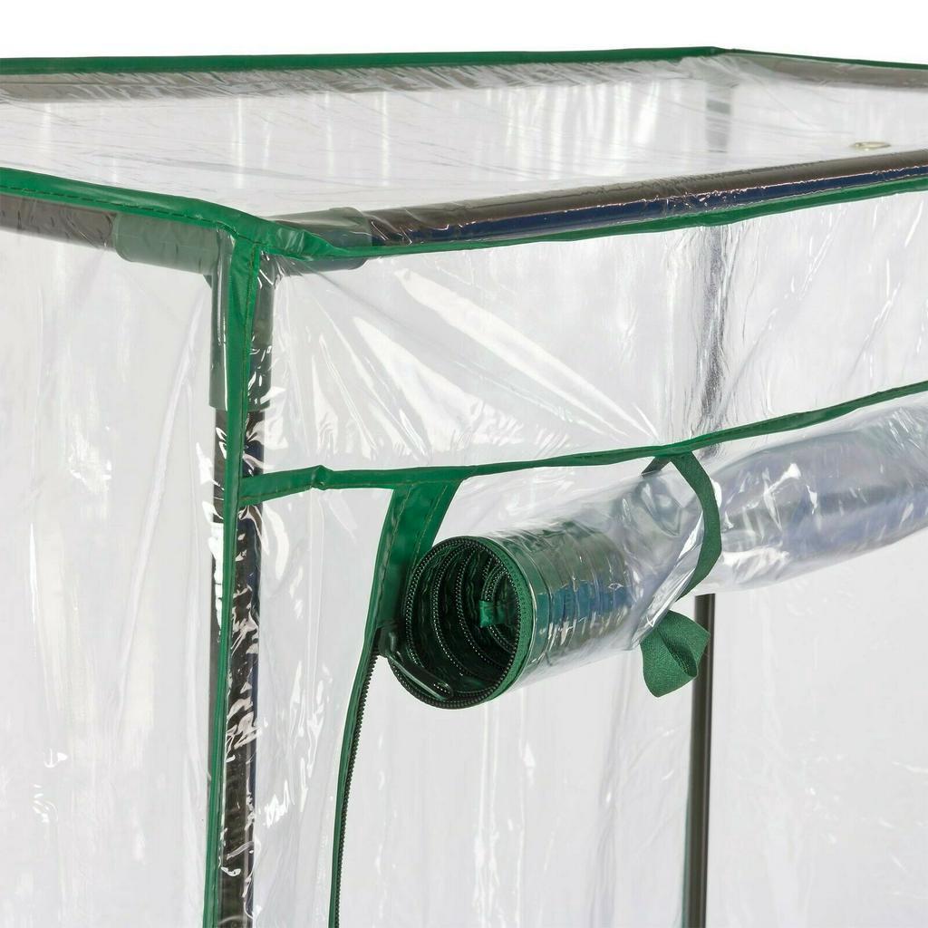 Mini PVC Warm Tier Household Plant Greenhouse Cover Waterproof Anti-UV Protect Tomato Plants Flowers (without Iron Stand)  29.37 * 19.69 * 59.06in