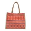 Cotton Linen Tote Bag For Women With Street Style Canvas Handbag For Daily Use