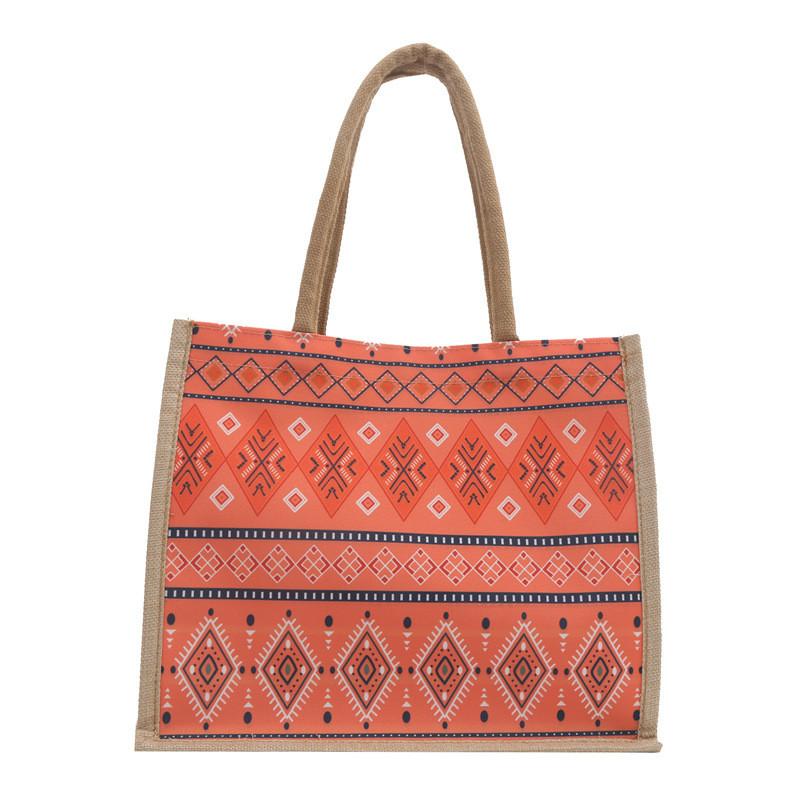 Cotton Linen Tote Bag For Women With Street Style Canvas Handbag For Daily Use