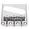 Electric Guitar Saddle Bridge 3‑Saddle Fixed for TL Set Replacement Electric InstrumentSilver